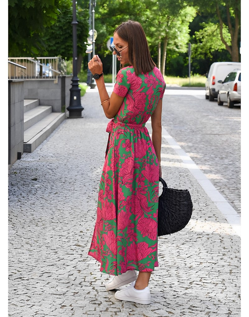 Zara - Sukienka w kwiaty na wiosnę/lato